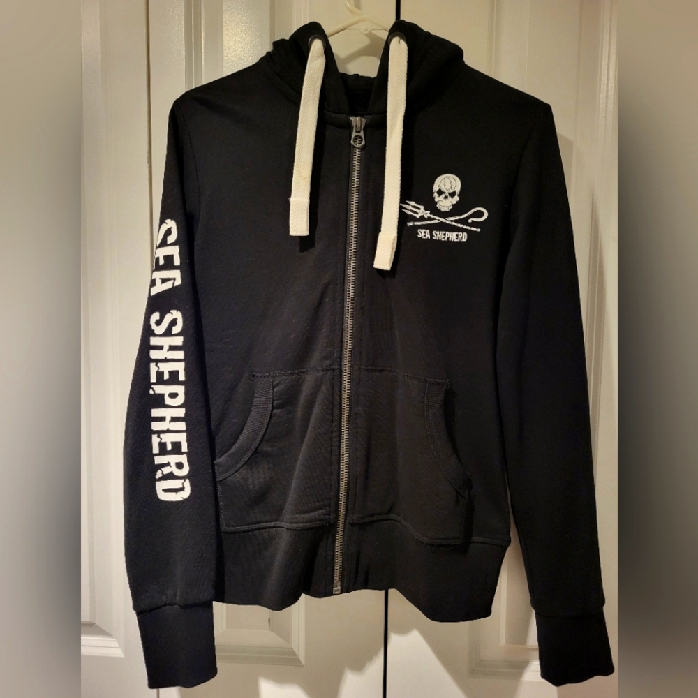 Sea Shepherd Zip Up Hoodie